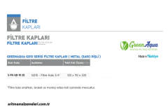 10'' Green Aqua GD10 Serisi Filtre Kabı Metal Sarı Dişli 3/4'' (25mm.)