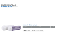 10'' Spring Tip Filtre Kabı Şeffaf 1/4''