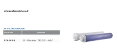 20'' Filtre Kabı TRO 3/8'' Şeffaf Renk