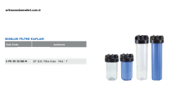 20'' Big Blue Filtre Kabı Mat  1''