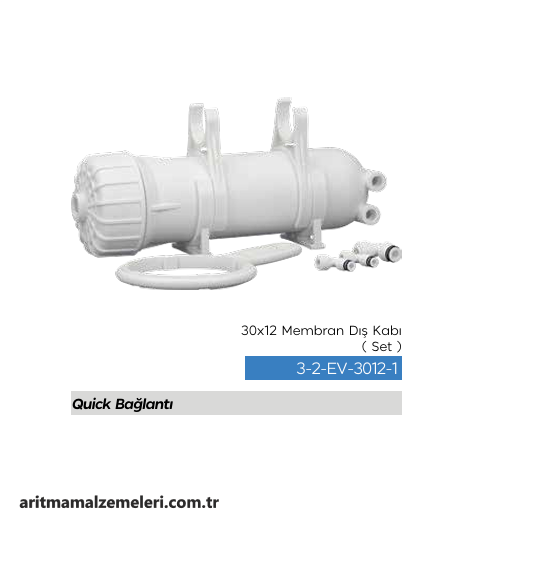 30x12 Membran Kabı Quick (Çubuklu) Bağlantı Seti