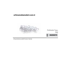 Polifosfat Topu 20kg. (Koli halinde) Kireç Önleyici