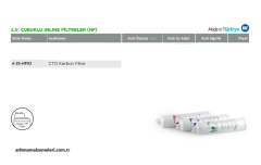 2,5'' Çubuklu inline HF Filtreler CTO Karbon Filtre