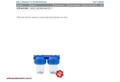 5'' Green Aqua GA Serisi İkili (Dublex) Filtre Kabı 1/2'' (20mm.)