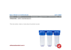 10'' Green Aqua GA Serisi Üçlü (Triplex) Filtre Kabı 1/2'' (20mm.)