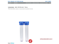 20'' Green Aqua GA Serisi İkili (Dublex) Filtre Kabı 1'' (32mm.)
