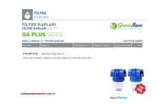 Green Aqua Tekli 5'' GA Plus Serisi Filtre Kabı 2'' (63mm.)