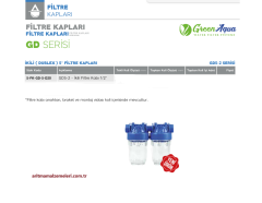 5'' İkili (Dublex) Green Aqua GD Serisi Filtre Kabı 1/2'' (20mm.)