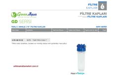 10'' Tekli Green Aqua GD Serisi Filtre Kabı 1'' (32mm.)