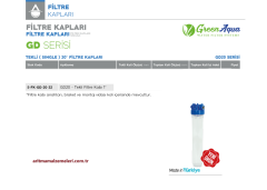 20'' Tekli Green Aqua GD Serisi Filtre Kabı 1'' (32mm.)