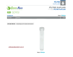 20'' Gövde GD Serisi Green Aqua