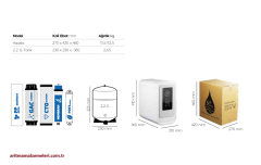 Aqusta Smart Dijital 75 Gpd Su Arıtma Cihazı