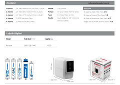 Aquabest Edge Mat Renk Pompalı 5 Aşamalı Su Arıtma Cihazı