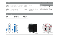 Aquabest Duo Pompasız 5 Aşamalı Mat Renk Su Arıtma Cihazı