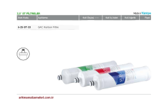 2,5'' GAC Karbon ST Filtre