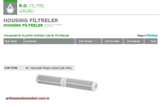 40'' Yıkanabilir Plastik Kafesli Çelik Elek Filtre